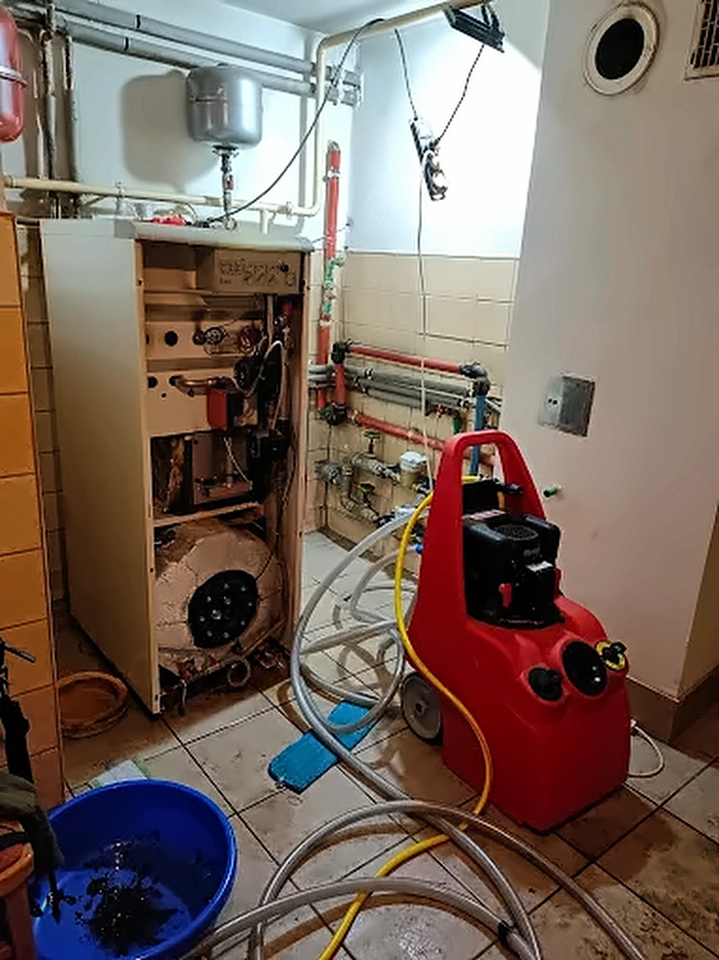 Chemiczne płukanie instalacji centralnego ogrzewania